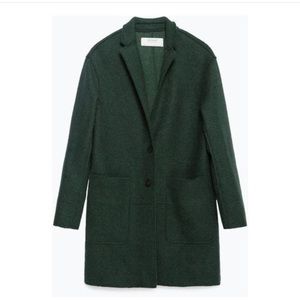 Deep Green Zara Coat